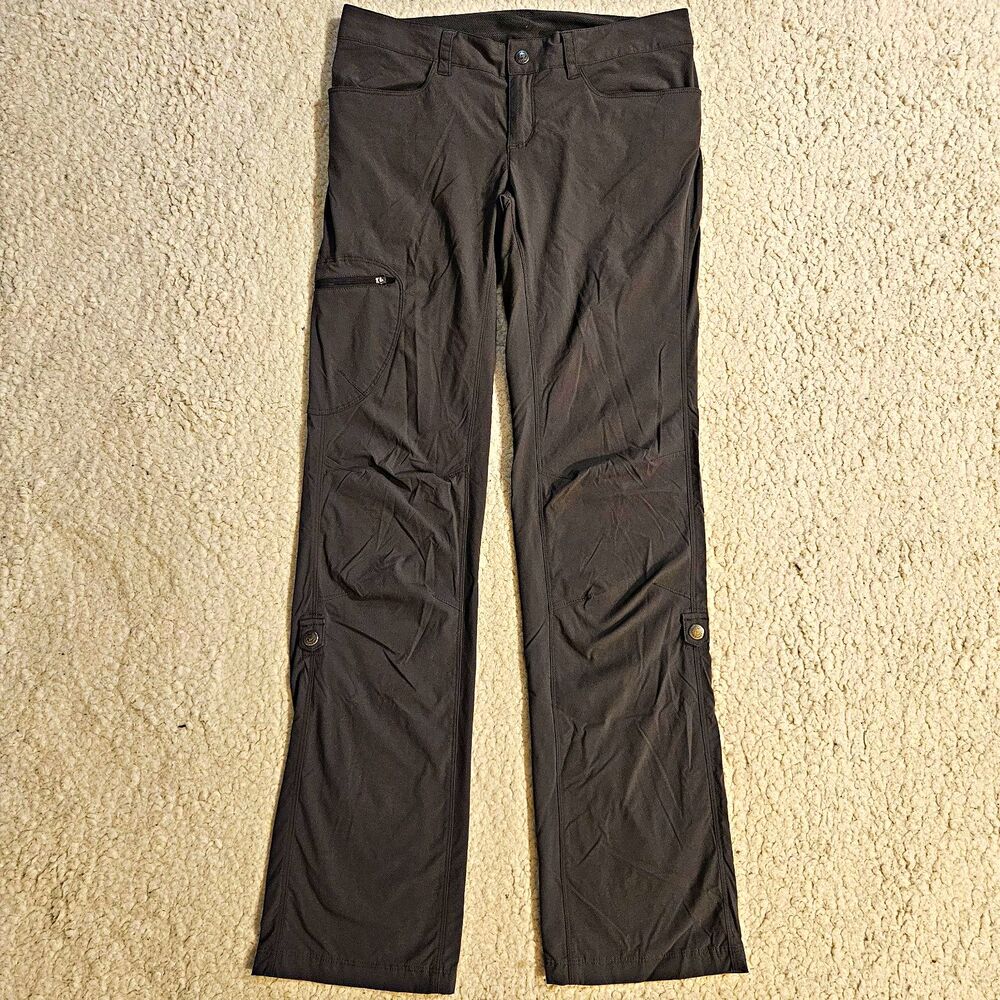Patagonia Quandary Pants Roll Up Leg Hiking Outdoor Stretch Womens 4 Gray Gorp